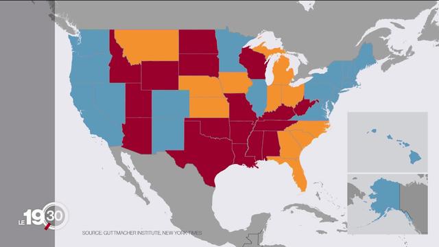 Aux États-Unis, les lois concernant l’accès à l’avortement diffèrent largement d’un État à l’autre