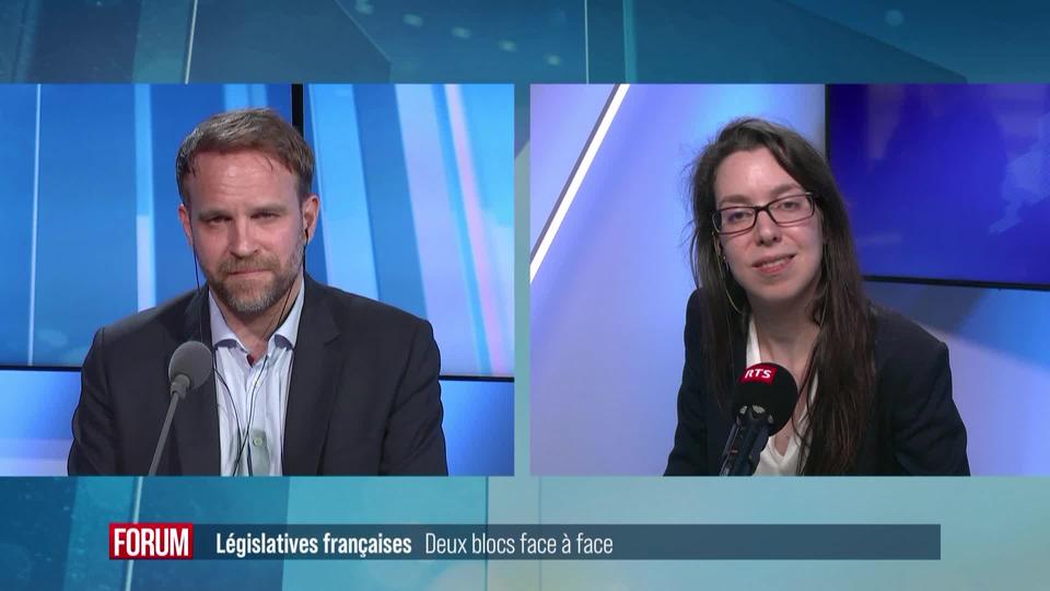 Deux blocs face à face aux législatives françaises: débat entre Marc Ferracci et Magali Mangin