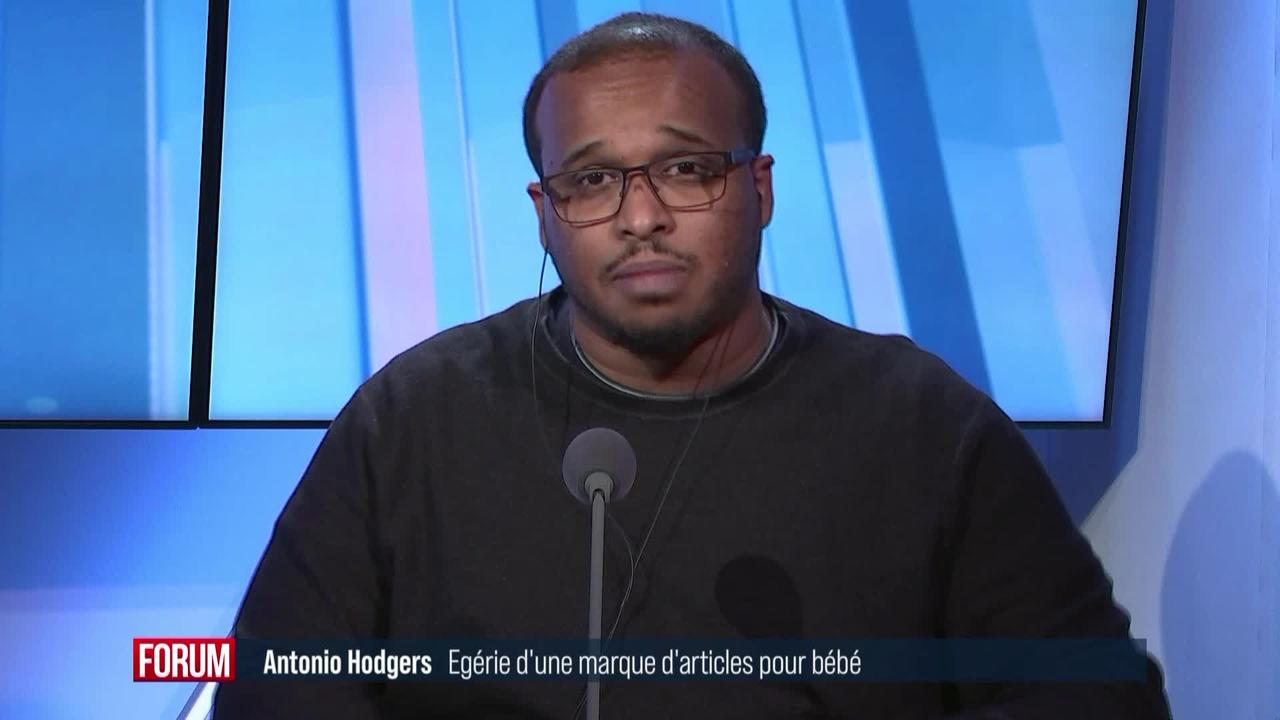 Le conseiller d'Etat genevois Antonio Hodgers égérie d'une marque d'articles pour bébé