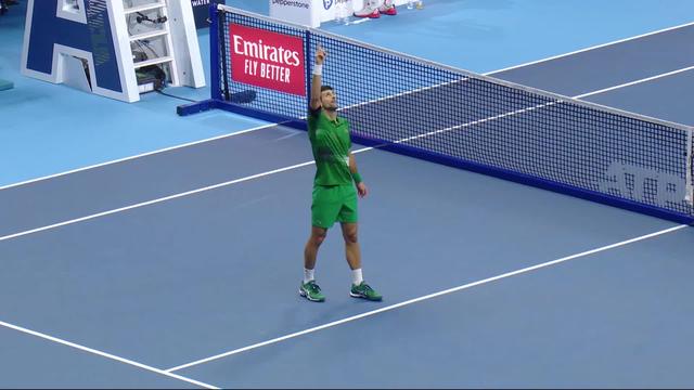 Finals, finale, C. Ruud (NOR) - N. Djokovic (SRB) (5-7, 3-6): Novak Djokovic remporte pour la 6e fois le Masters