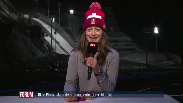 Mathilde Gremaud entre dans l’histoire du sport romand après son titre olympique (vidéo)