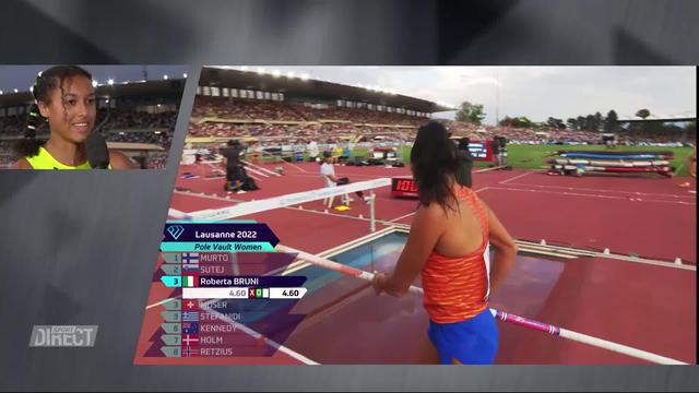 Athletissima, 800m dames: Audrey Werro (SUI) à l'interview après sa course