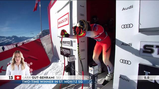 St-Moritz (SUI), Super-G dames: Gut-Behrami échoue à 0.99 de Shiffrin