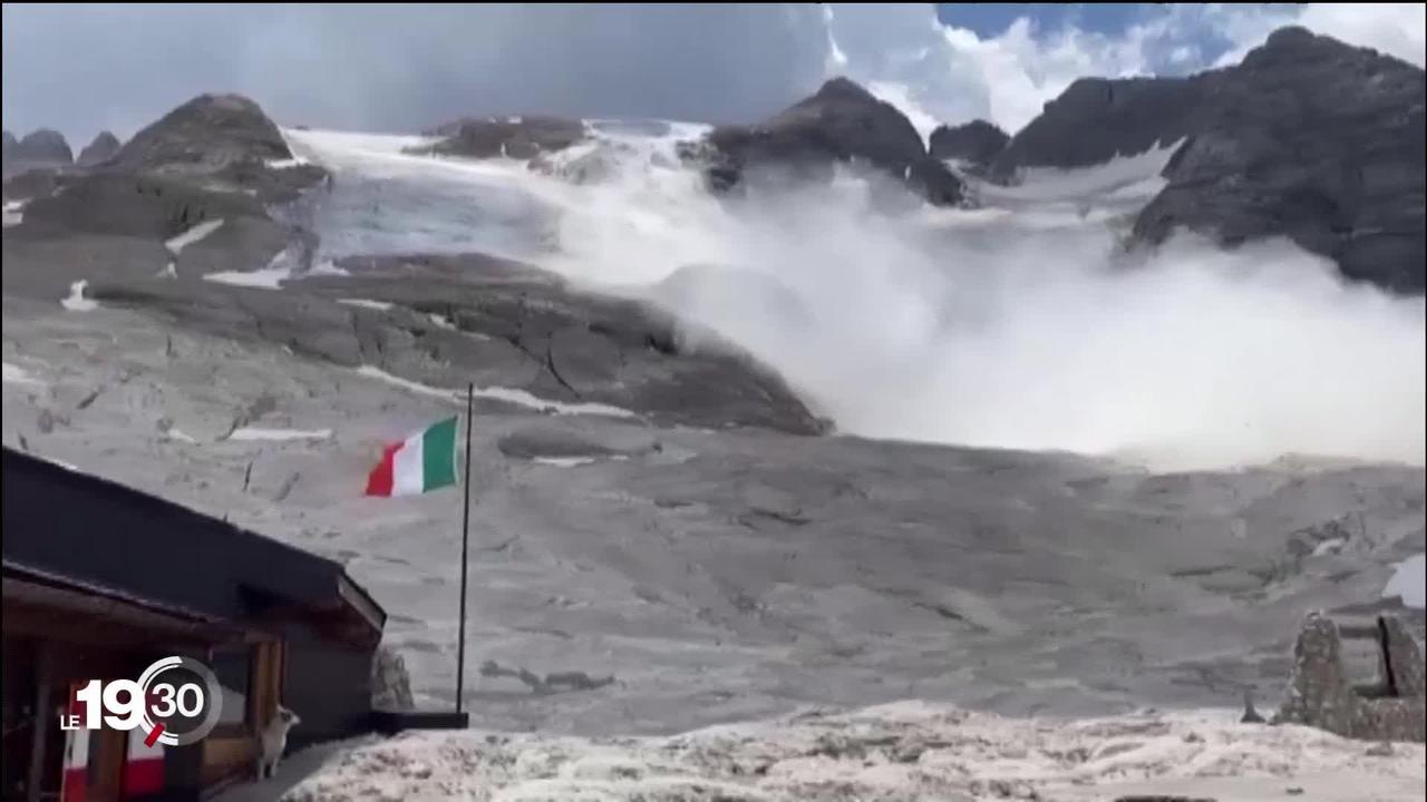 En Italie, un glacier s’est effondré dans les Dolomites. Le bilan provisoire est de 6 morts et 8 blessés
