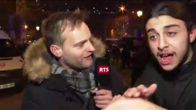 Raphaël Grand, correspondant à Paris: les supporters triomphent dans les rues