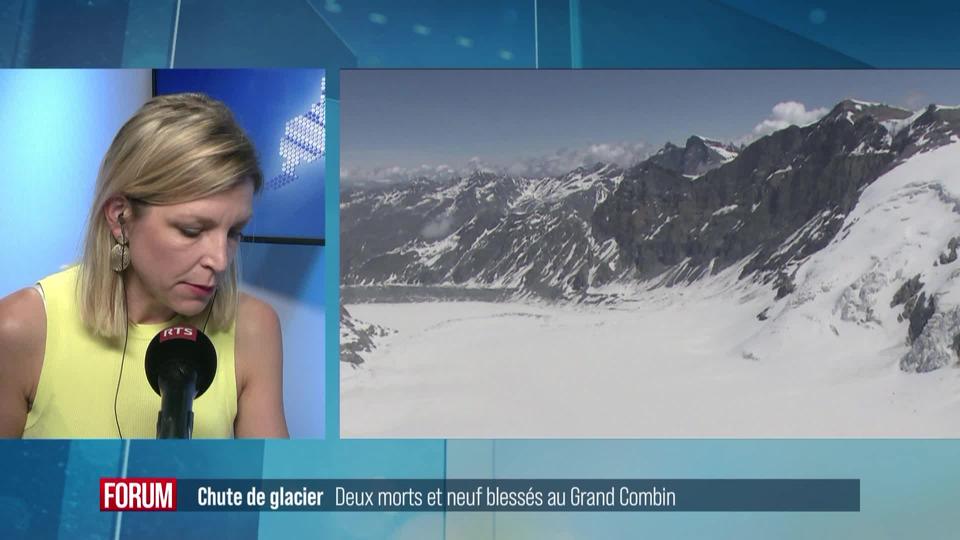 Deux morts et neuf blessés lors d'une chute de séracs au Grand-Combin (VS)