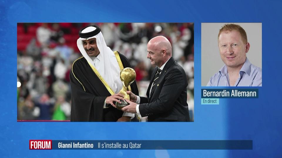 Le président de la FIFA Gianni Infantino s'installe au Qatar