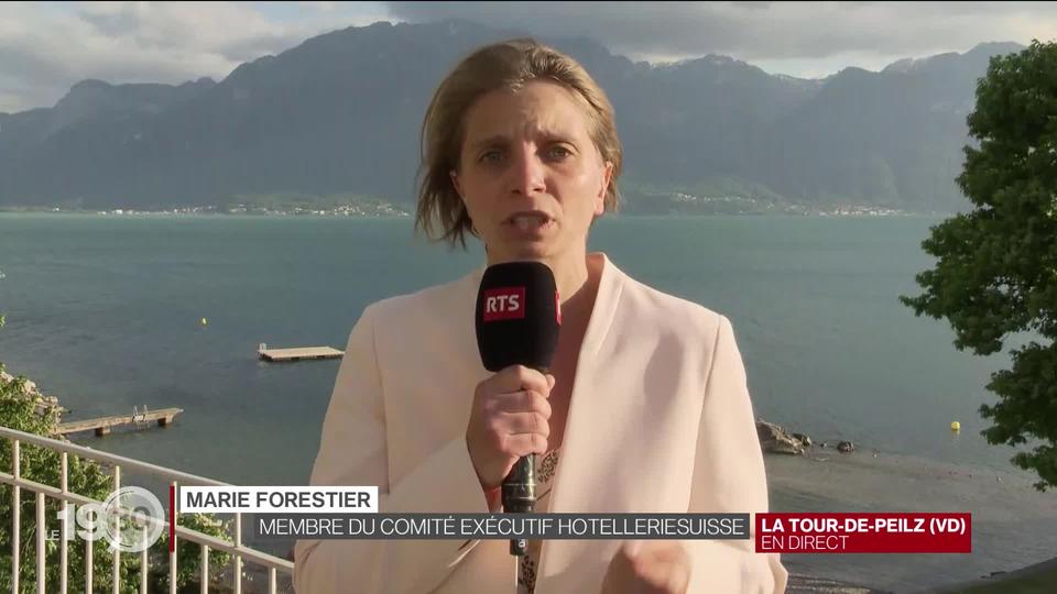 Marie Forestier, membre du comité exécutif d'HotellerieSuisse, évoque la reprise du tourisme dans notre pays.