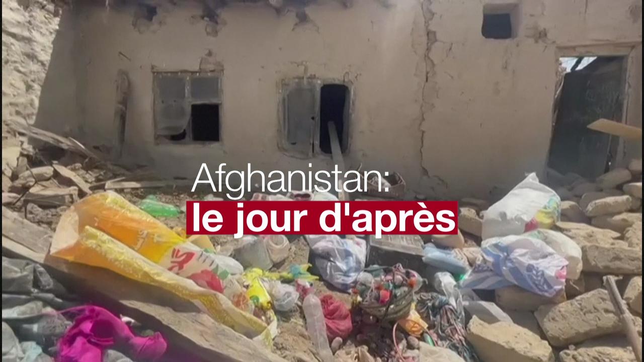 Un village en ruines après le séisme meurtrier en Afghanistan