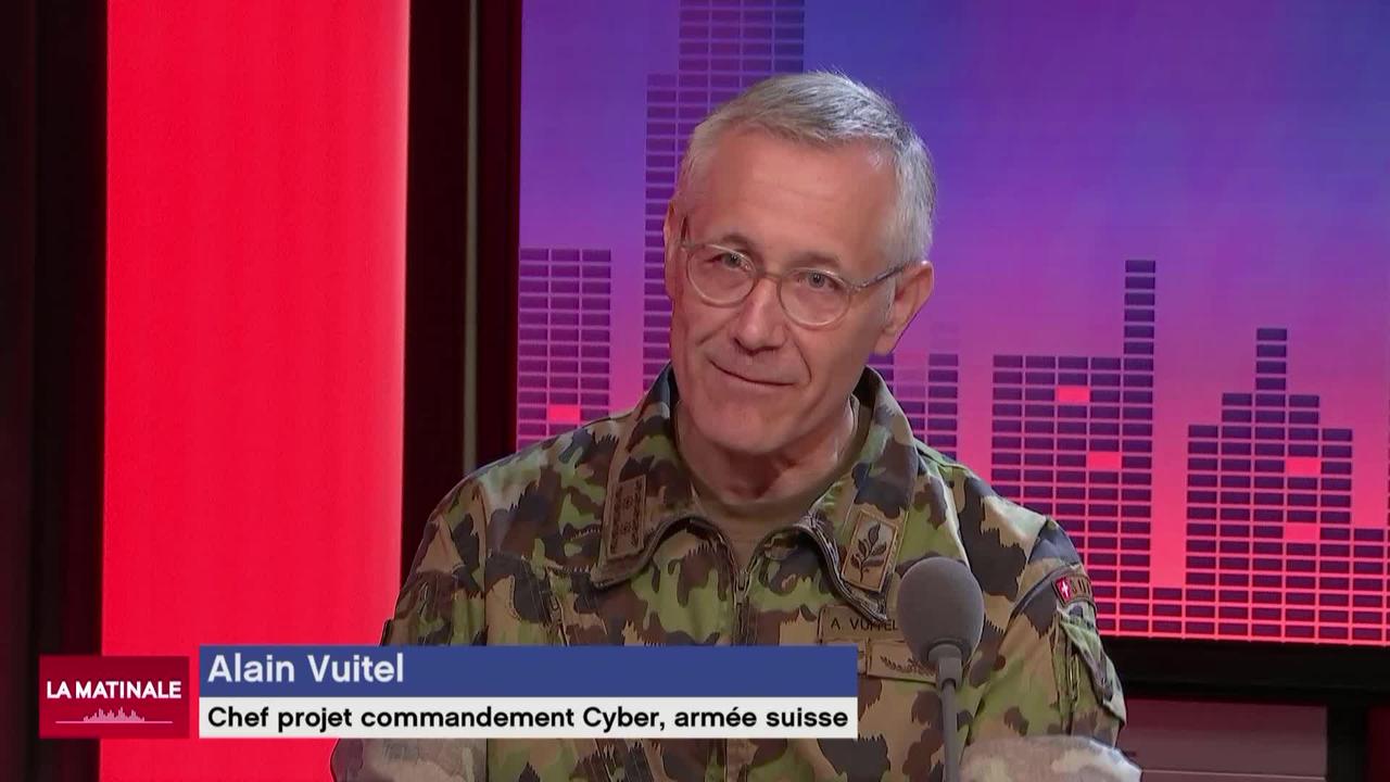 L'invité de La Matinale (vidéo) - Alain Vuitel, chef du projet commandement cyber de l'armée