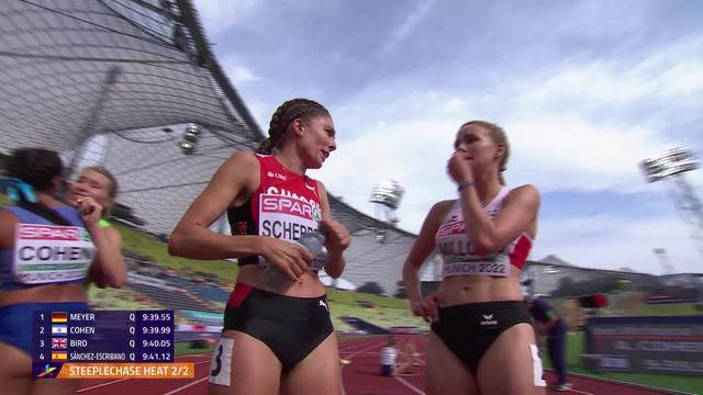 Athlétisme, 3000m steeple: Chiara Scherrer (SUI) qualifiée pour la finale