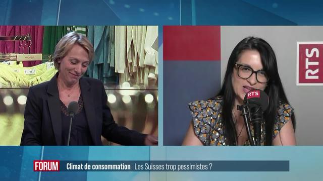 Climat de consommation, les Suisses trop pessimistes ? Interview de Fanny Parise