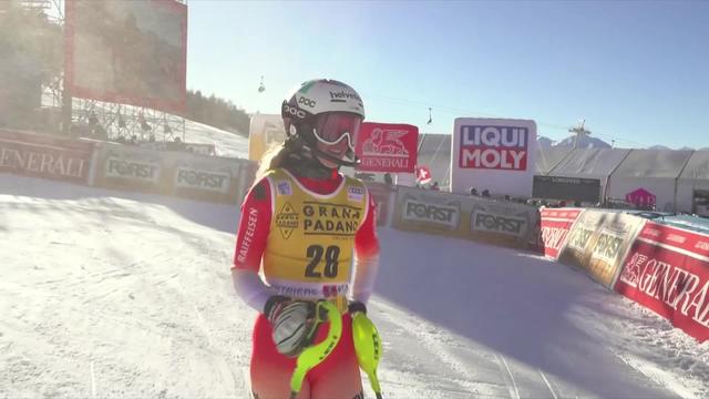 Sestrières (ITA), Slalom dames, 2e manche: la seconde manche de Aline Danioth (SUI)
