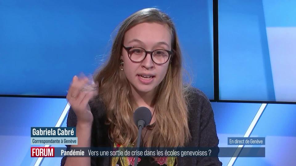 La médecin cantonale genevoise envisagent une sortie de crise dans les écoles