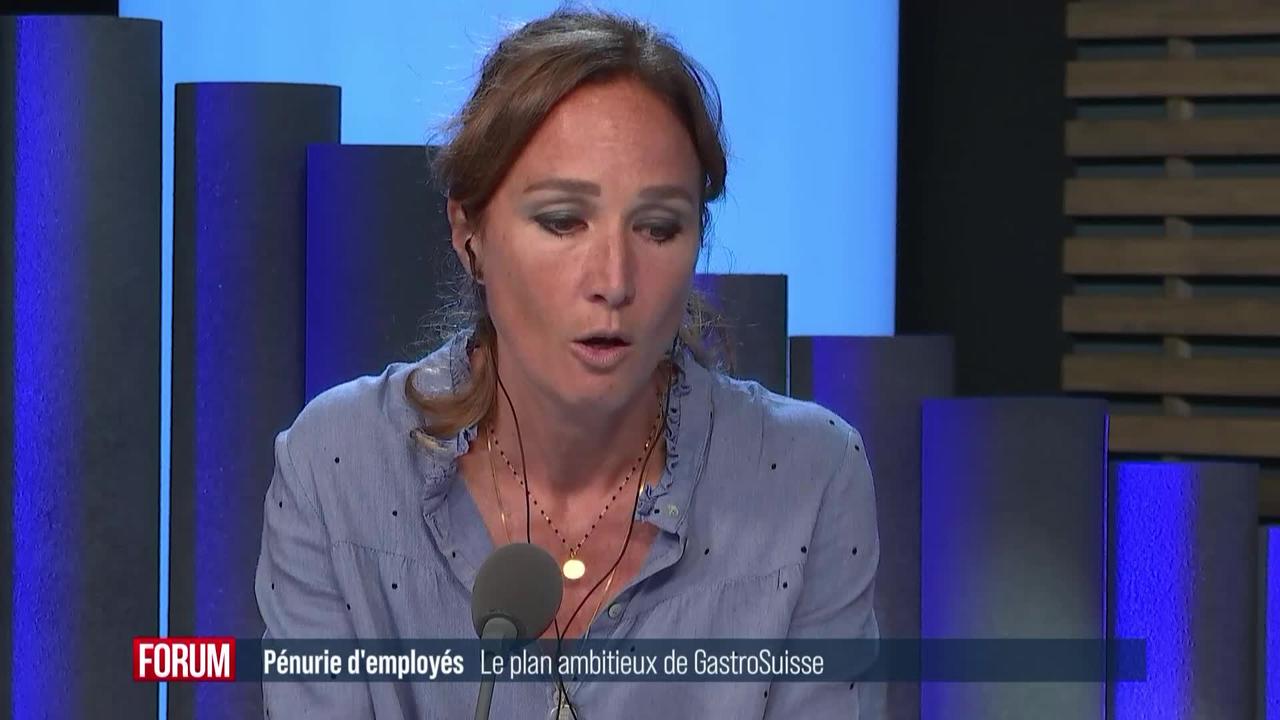 Le plan ambitieux de Gastrosuisse pour pallier le manque d'employés: interview de Frédérique Beauvois