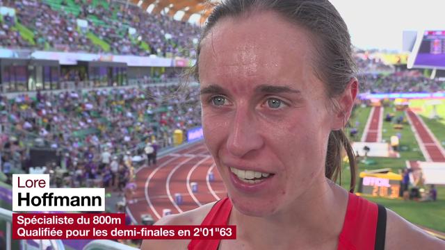 Athlétisme - Mondiaux: "Mon objetif est de passer en finale " (Lore Hoffmann, spécialiste du 800m)