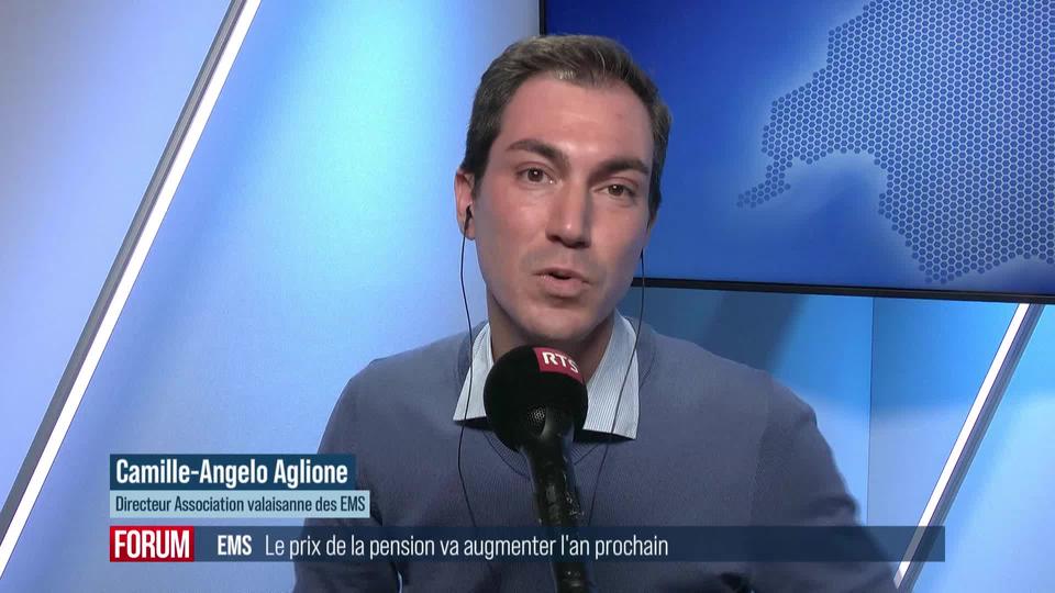 Le prix de la pension dans les EMS romands va augmenter: interview de Camille-Angelo Aglione