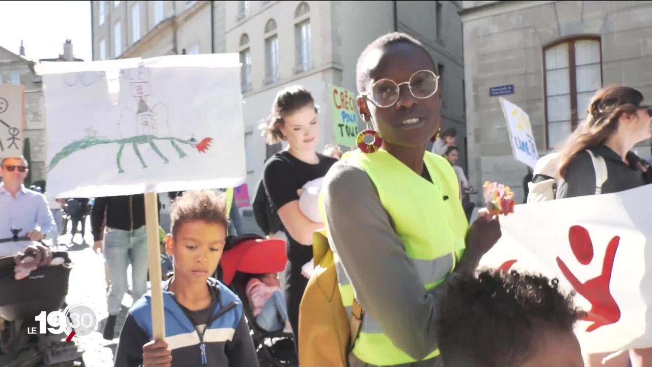 Une manifestation a eu lieu à Genève pour dénoncer le manque de places dans les crèches