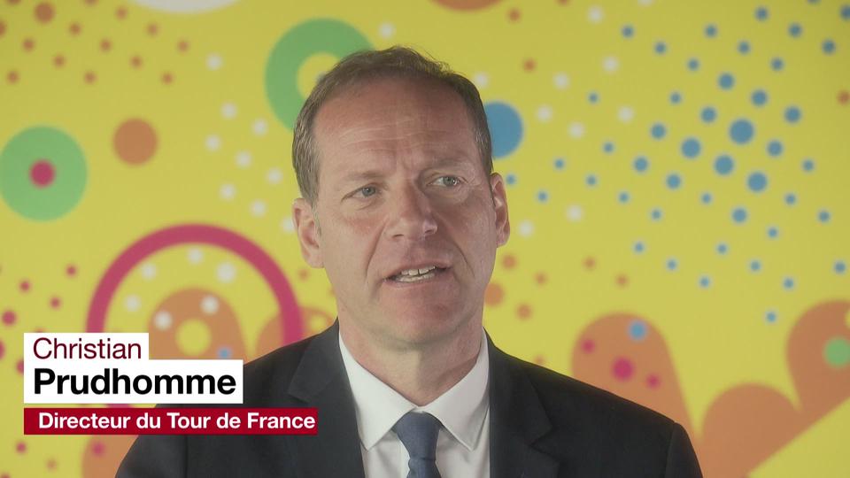 Tour de France: "Le champion cycliste, sa force c'est son courage" (Christian Prudhomme)