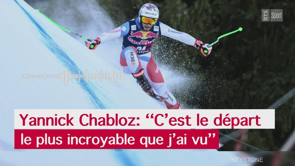 Ski - Kitzbühel: ''C'est le départ le plus incroyable que j'ai vu'' - Yannick Chabloz