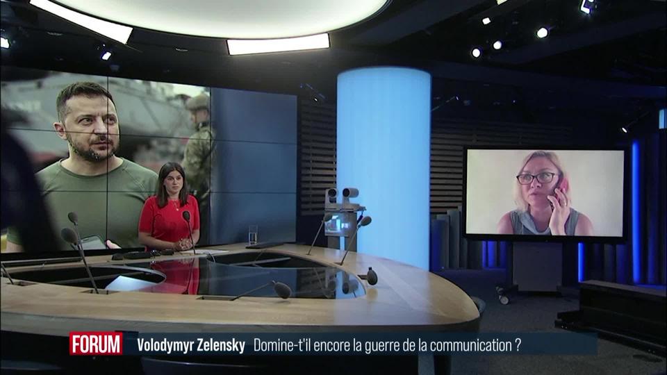 Volodymyr Zelensky domine-t-il encore la guerre de la communication? Interview de Valentyna Dymytrova