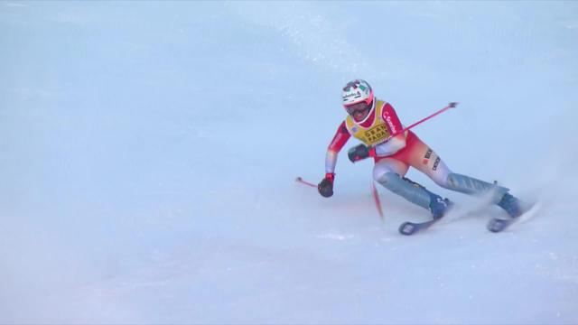 Sestrières (ITA), Slalom dames, 1re manche: le passage de Michelle Gisin (SUI)