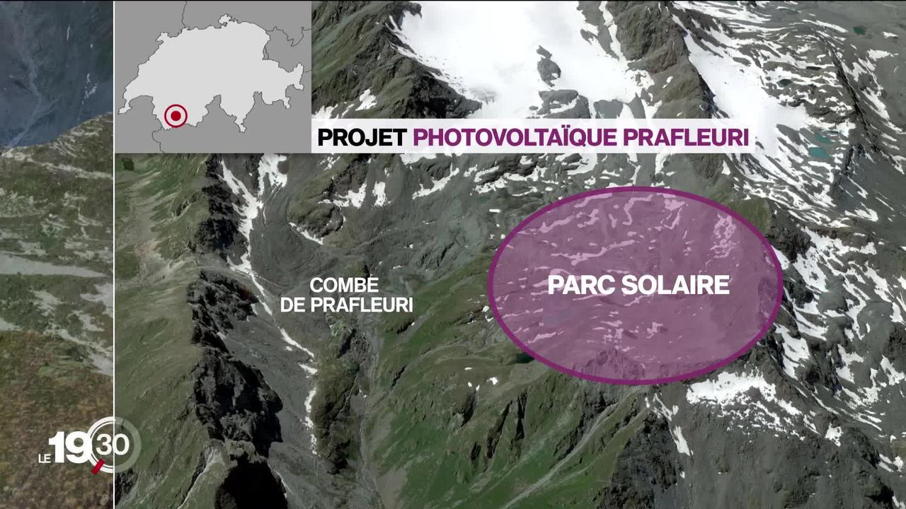 Un parc photovoltaïque de haute altitude est prévu près du Barrage de la Grande Dixence pour produire de l'électricité en hiver
