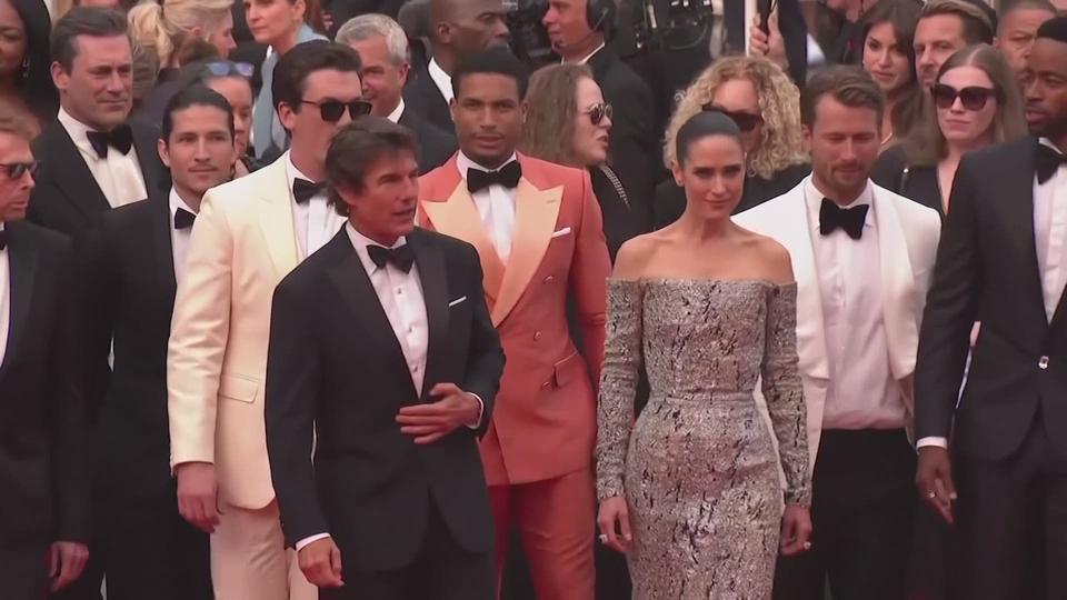 Montée des marches de Tom Cruise au Festival de Cannes