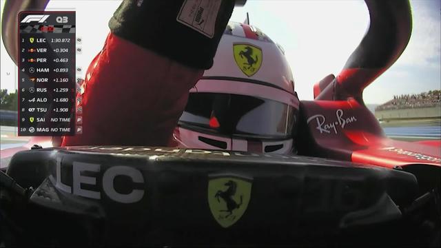 GP de France (#12), Q3: Leclerc (MON) s'empare de la pole devant Verstappen (NED) 2e et Perez (MEX) 3e