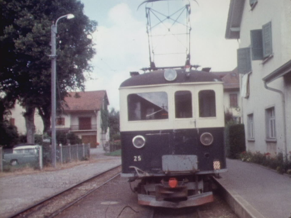 Le train Lausanne-Echallens-Bercher (LEB)