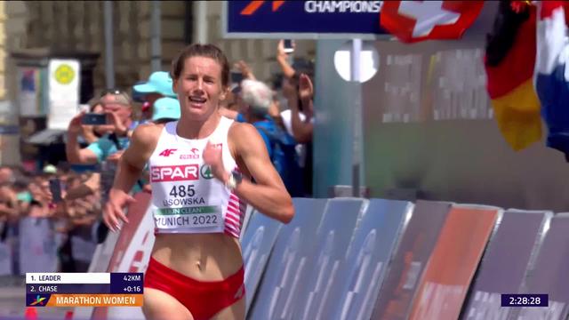 Athlétisme, marathon : Aleksandra Lisowska (POL) triomphe, Fabienne Schlumpf (SUI) termine au 9e rang