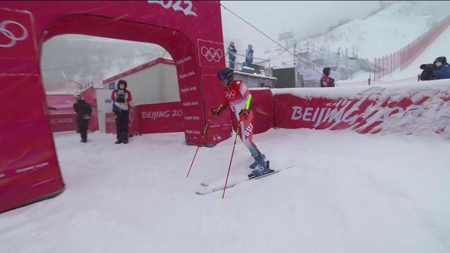 Ski alpin, géant messieurs, 1re manche: Gino Caviezel (SUI)