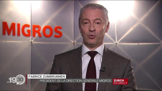 Fabrice Zumbrunnen, CEO de Migros, commente l'explosion du commerce en ligne