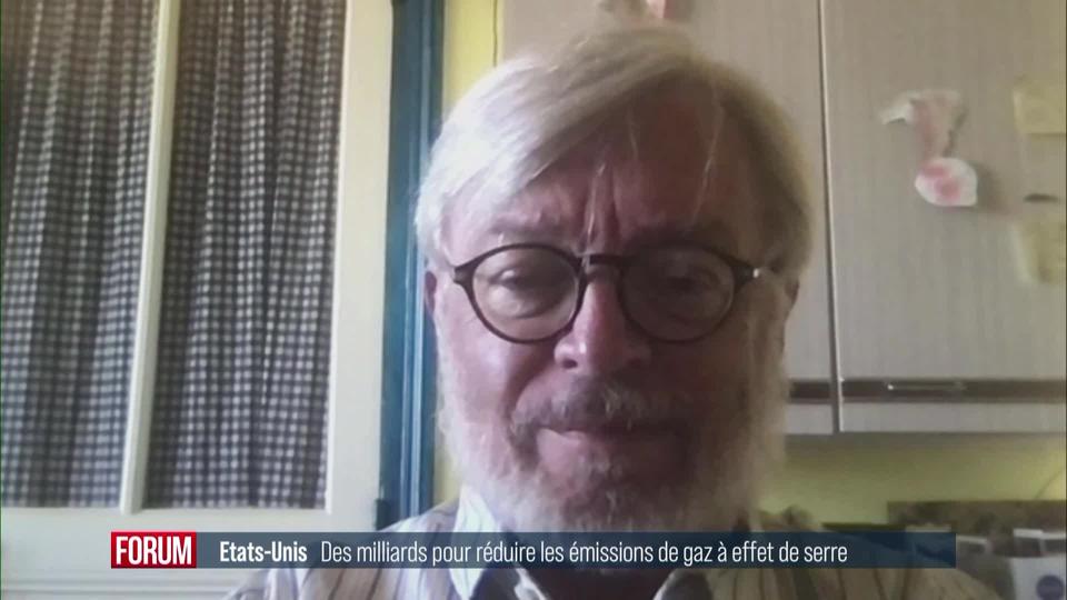 Le Sénat américain a accepté le plan climat du président Joe Biden: interview de Jean-François Boittin