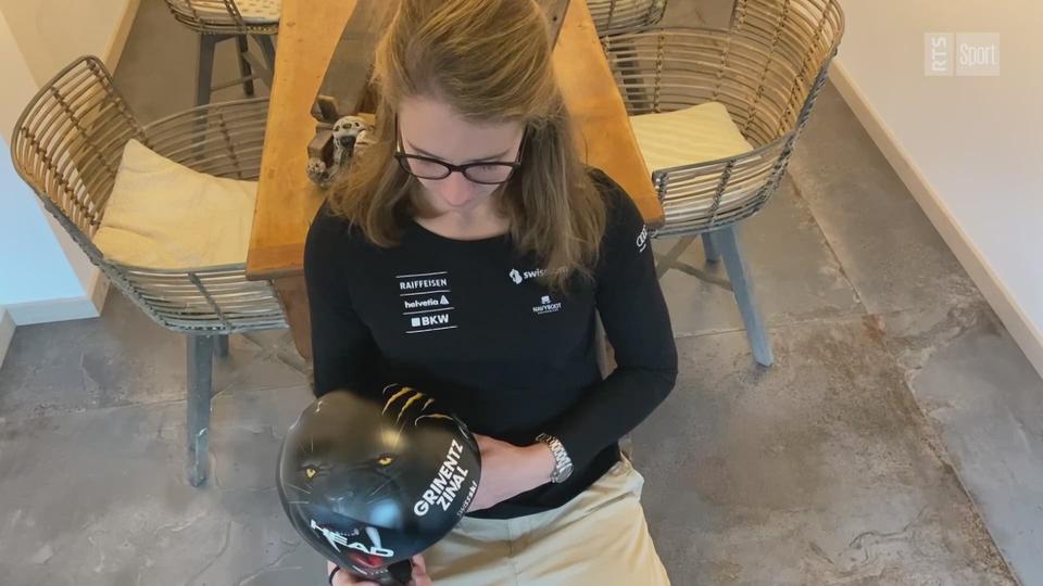 Camille Rast nous présente l'un de ses casques