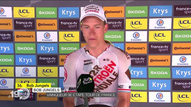 Le Luxembourgeois Bob Jungels a remporté la 9ème étape du Tour de France