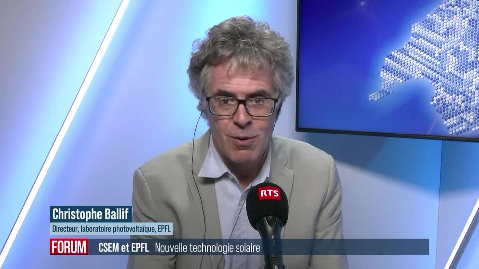 Le CSEM et l'EPFL ont mis au point une technologie solaire innovante: interview de Christophe Ballif