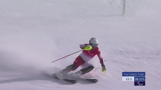 Paralympiques - ski: Robin Cuche 6e après la 1re manche du slalom