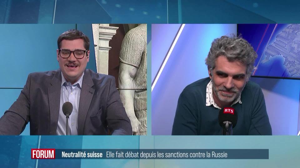 La neutralité suisse fait débat depuis les sanctions contre la Russie: interview de Matthieu Gillabert