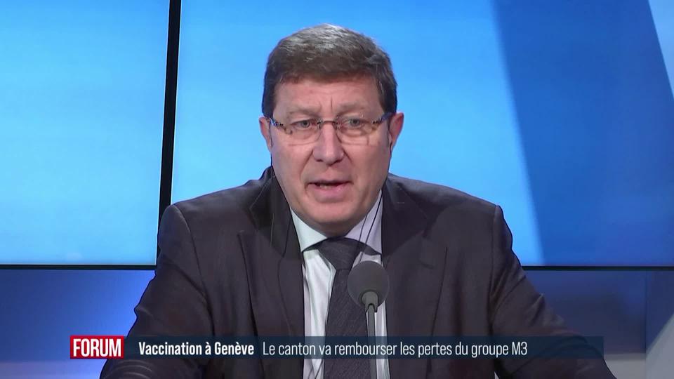 Bilan de la campagne de vaccination: interview de Mauro Poggia, conseiller d'État genevois en charge de la santé