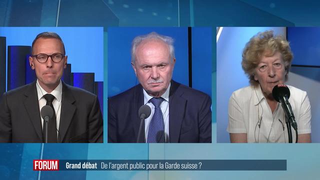 Le grand débat - De l’argent public pour la garde suisse?