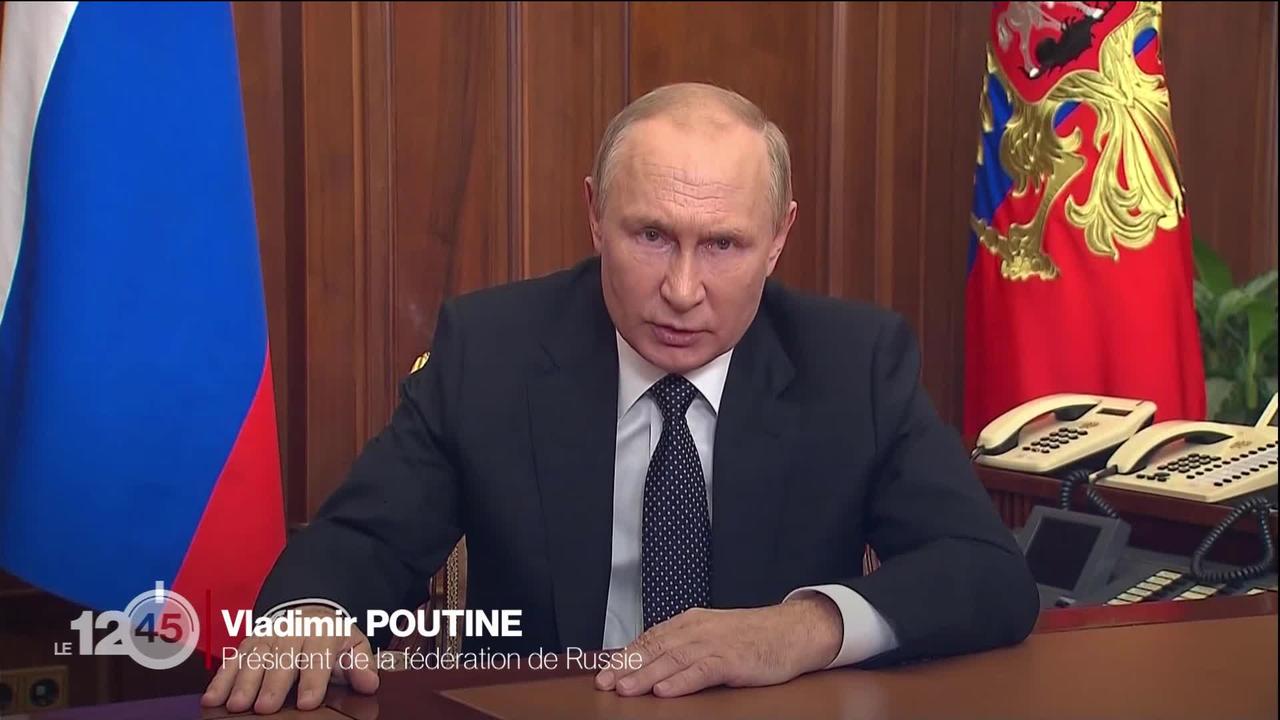Vladimir Poutine annonce une "mobilisation partielle" en Russie, 300'000 réservistes seraient concernés