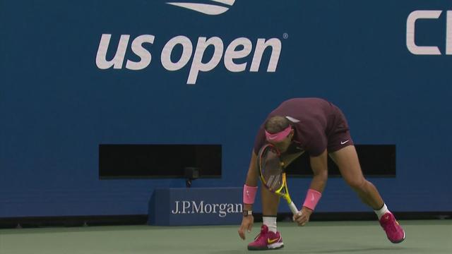 US Open, 2e tour: R.Nadal (ESP-2) -F.Fognini (ITA) 2-6 6-4 6-2 6-1. L'Espagnol avant en souffrant