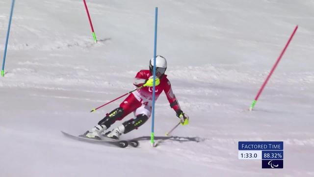 Paralympiques, super combiné, slalom: le meilleur Suisse du jour est Cuche (SUI) 8e