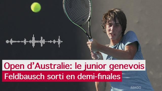 Open d'Australie: le junior suisse Kilian Feldbausch éliminé en demi-finales