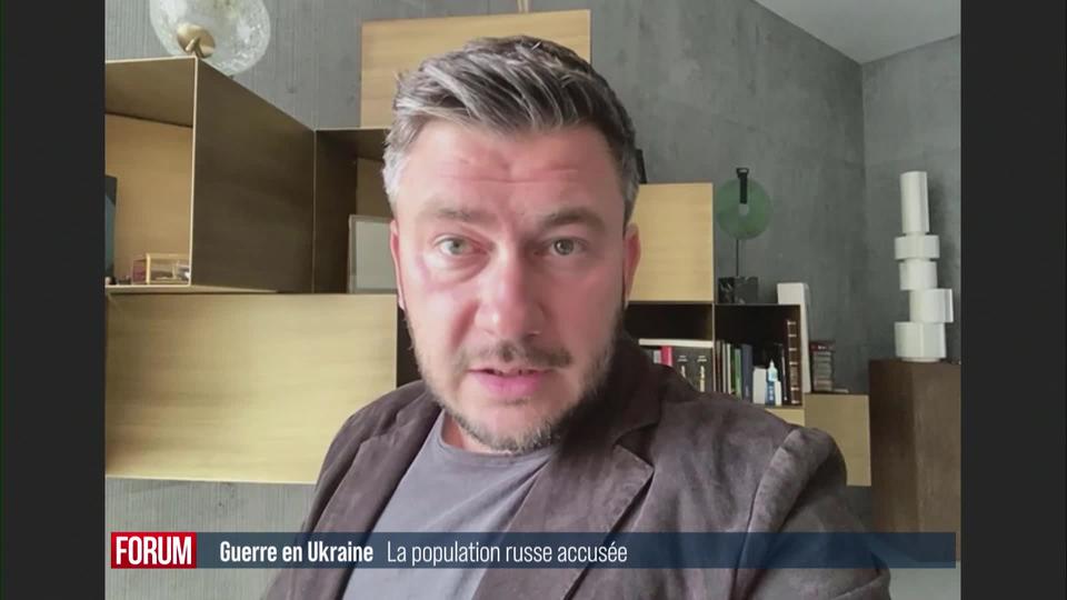 Quel est le rôle de la population russe dans la guerre en Ukraine? Interview de Dmitry Glukhovsky (vidéo)