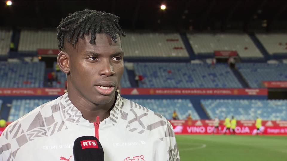 Gr. 2, Espagne – Suisse (1-2): Breel Embolo au micro pour l’analyse du match.