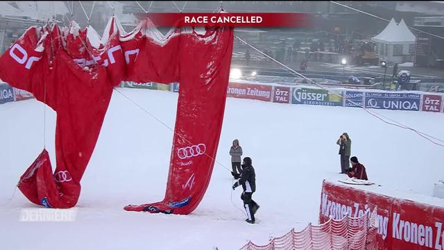 Ski alpin, Sölden (AUT): annulation du Slalom Géant féminin à cause de la météo