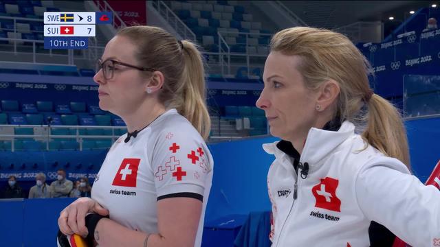 Curling, petite finale dames, SWE - SUI (9-7) : pas de médaille pour les Suissesses