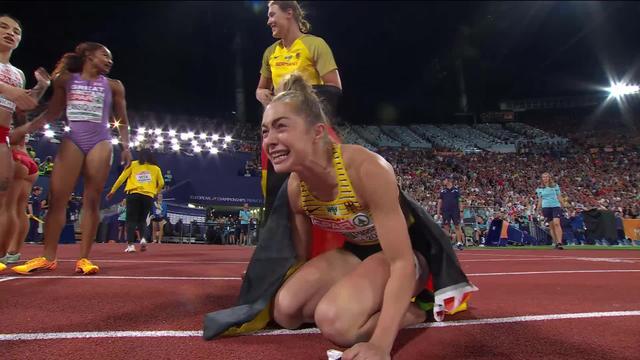 Athlétisme, 100m dames, finale: Lückenkemper (GER) souffle l’or à Kambundji (SUI) pour un cheveux !